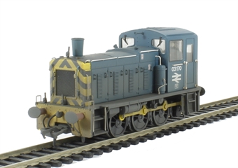 Class 03 Shunter 03170 in BR Blue with Wasp Stripes & Air Tanks - weathered