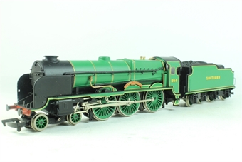 Lord Nelson Class 4-6-0 864 'Sir Martin Frobisher ' in SR malachite green