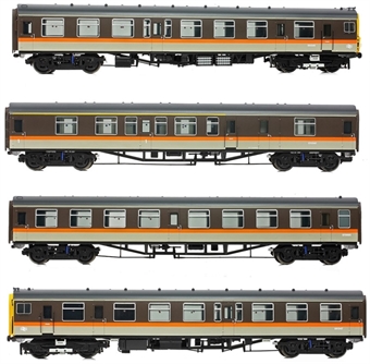 Class 411 4-CEP 4-Car EMU (Refurbished) 1522 in BR London & South East Sector grey & orange - Digital Sound Fitted