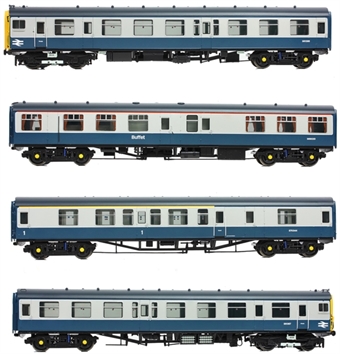 Class 422/7 4-TEP 4-car EMU 2703 in BR blue & grey - refurbished condition
