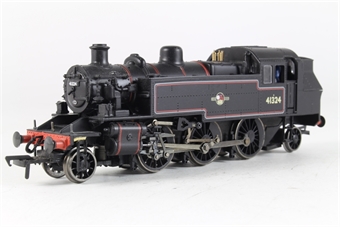 Class 2MT Ivatt 2-6-2T 41324 in BR lined black with late crest (Push/Pull fitted)
