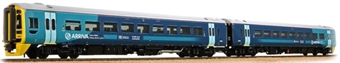 Class 158 2-car DMU 158824 in Arriva Trains Wales revised teal