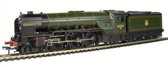 Class A2 4-6-2 60537 'Bachelors Button' in BR green with early emblem