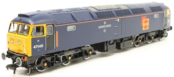 Class 47 47145 'Meddryn Emrys' in Railfreight Distribution Blue Livery with Half Yellow Ends - Limited Edition for Rails of Sheffield