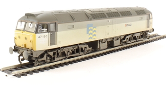 Class 47/0 47190 'Pectinidae' in BR Petroleum Sector two-tone grey - weathered