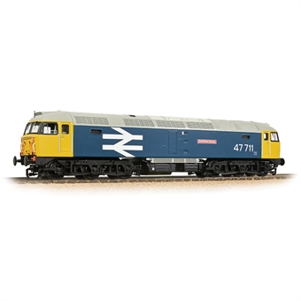 Class 47/7 47711 "Greyfriars Bobby" in BR large logo blue