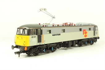 Class 85 Bo-Bo 85101 'Doncaster Plant 150' in Railfreight triple grey - limited edition for Bachmann Collectors club