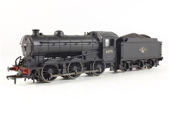 Class J39 0-6-0 64791 and stepped tender in BR black with late crest