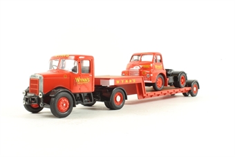 Scammell Articulated, Bedrod S Articulated and Low Loader Set "Wynn's"