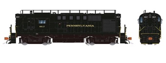 RS-11 Alco with trainphone antenna of the Pennsylvania Railroad #8617
