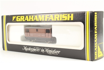 20 ton brake van M734658 in BR brown