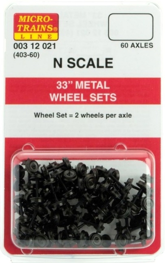 (403-60) 33" Metal Wheel Sets (60)