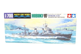 Japanese navy destroyer 'Hibiki'