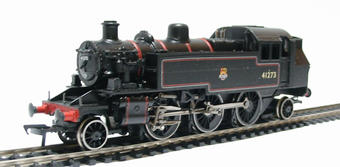 Class 2MT Ivatt 2-6-2T 41273 in BR lined black with early crest (Push/Pull fitted)
