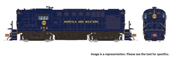 RS-11 Alco of the Norfolk and Western (Hamburger Logo) #365 - digital sound fitted