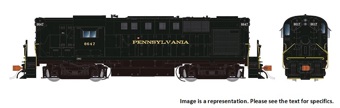 RS-11 Alco with no antenna of the Pennsylvania Railroad #8652 - digital sound fitted