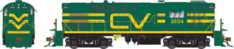 RS-11 Alco of the Central Vermont #3601 - digital sound fitted