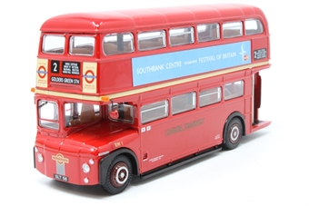 RM Routemaster prototype d/deck bus 'Southbank Centre Celebrates Festival of Britain'