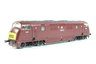 Class 42 Warship D817 'Foxhound' in BR Maroon Livery with Roundel