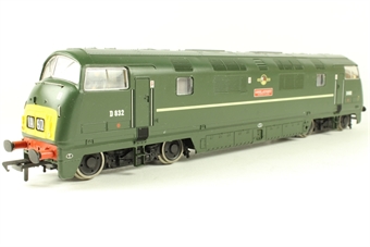 Class 42 Warship D832 'Onslaught' in BR Green with Late Crest