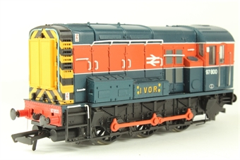 Class 08 Shunter 97800 'Ivor' in BR Blue & Red Livery - Limited Edition for Modelzone