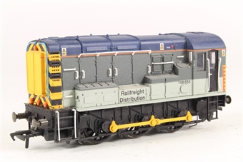 Class 08 Shunter 08653 in Railfreight Distribution Livery