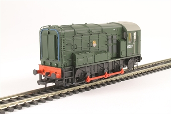 Class 08 shunter 13287 in BR green with early emblem