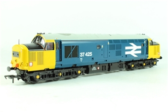 Class 37/4 37425 in BR Blue Livery with Yellow Ends & Large Logo - Limited Edition for Geoffrey Allison