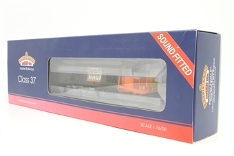 Class 37/7 37710 in Loadhaul orange and black - digital sound fitted - regional exclusive model
