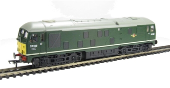 Class 24 D5100 in BR green with small yellow panels - Digital sound fitted