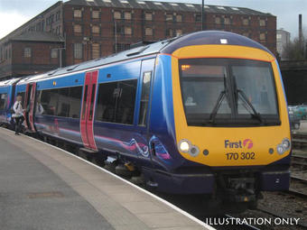Class 170 DMU 2 car unit 'Transpennine' (DCC on board). Withdrawn from production as needs re-engineering to take DCC chip