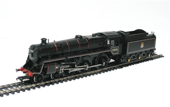 Standard class 5MT 73030 in BR black with early emblem