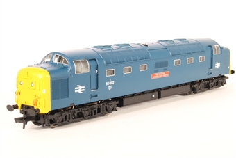 Class 55 Deltic 55002 "Kings Own Yorkshire Light Infantry" in BR blue with yellow ends - Exclusive to NRM