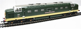 Class 55 Deltic D9004 'Queens Own Highlander' in BR Green