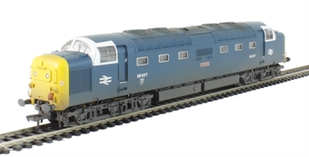 Class 55 55007 'Pinza' in BR Blue with Finsbury Park White Cab windows - weathered