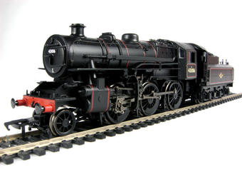 Ivatt class 4 2-6-0 43106 in BR black with late crest & tablet catcher