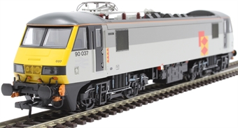 Class 90 90037 in Railfreight Distribution sector triple grey