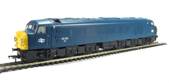 Class 45 45120 in BR Blue with Split Head Code Boxes