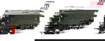 Class 45 Split Headcode D25 BR Plain Green (Small Yellow Panels) Diesel Locomotive - DCC Sound