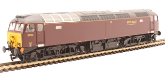 Class 57/3 57313 in West Coast Railway Company maroon