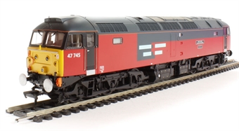 Class 47/7 47745 'Royal London Society For The Blind' in Rail Express Systems livery
