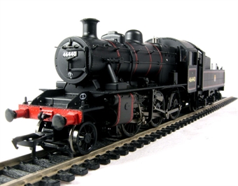 Class 2MT Ivatt 2-6-0 46440 in BR black with early emblem