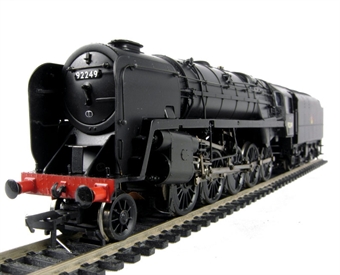 Class 9F standard 2-10-0 92249 BR black late crest BR1B tender double chimney