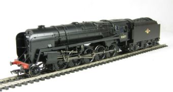 Class 9F standard 2-10-0 92077 in BR black with late crest with BR1C tender