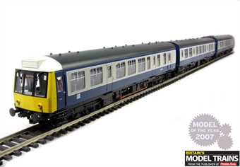 Class 108 3-car DMU BR blue/grey. 