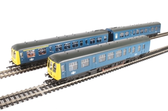 Class 108 3 Car DMU in BR blue - weathered