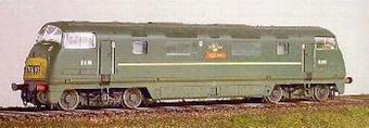 Class 42 Warship D820 'Grenville' in BR Green (weathered)