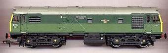 Class 25 D7672 'Tamworth Castle' in BR Two Tone Green