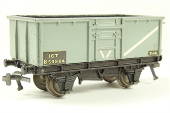 16T Mineral Wagon in BR Grey B54884 (diecast body)