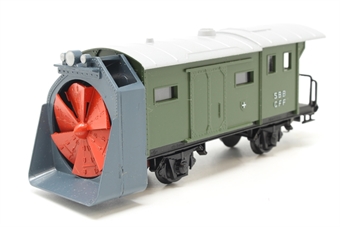 Steam Snow Plough of the SBB